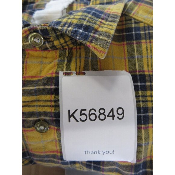 Garbstore Shirt Medium Flannel Button Down Plaid Western Workwear - Picture 11 of 11